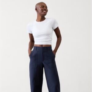 Athleta Skyline High Rise Barrel Leg Pant 14